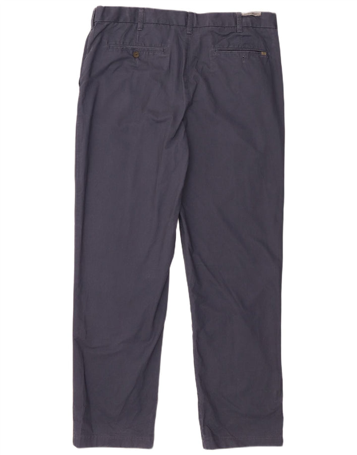 Pantaloni chino obișnuiți pentru bărbați Marks & Spencer L40 L32 Bumbac albastru