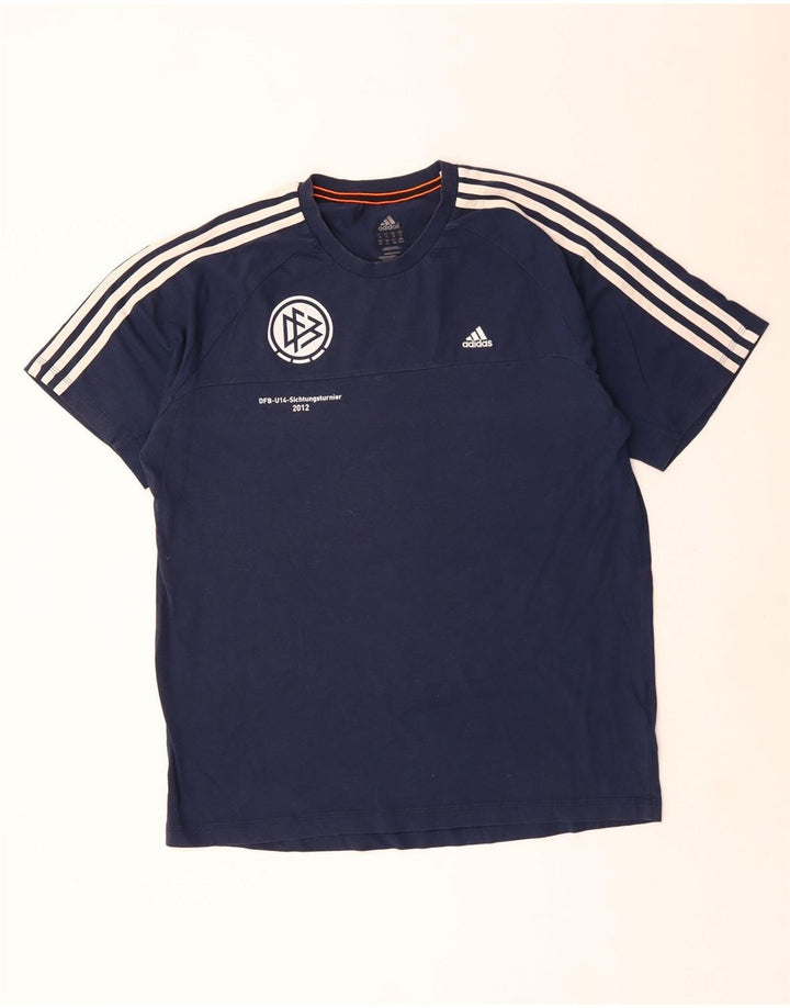 Tricou Adidas Climalite Graphic Top XL Bleumarin Poliester