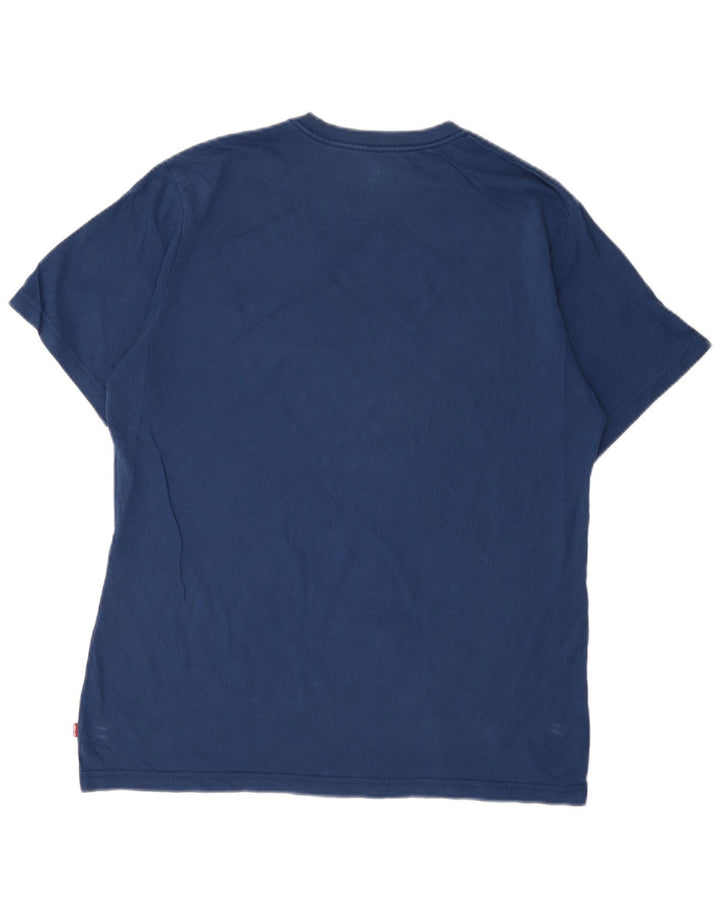 Tricou cu grafică relaxată Levi's pentru bărbați Top mediu bleumarin