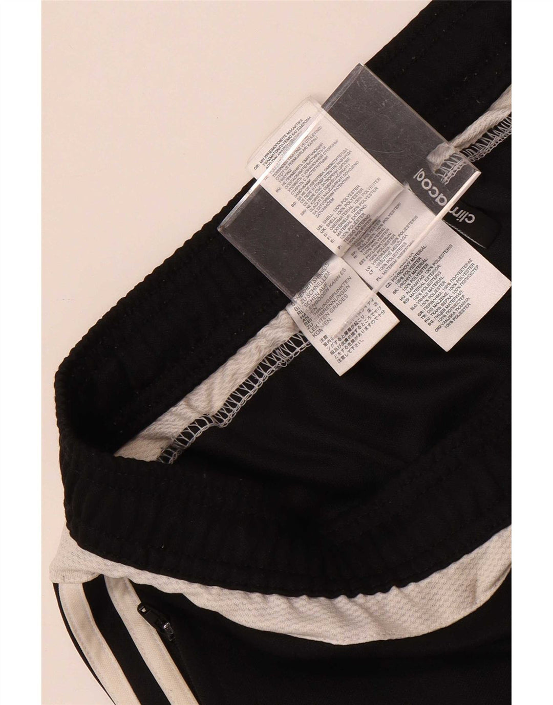 Pantaloni de trening Adidas Climacool pentru bărbați, negru, poliester color bloc