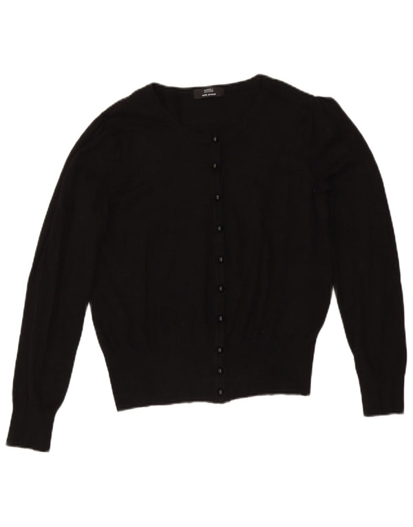 Pulover pentru femei Marks & Spencer Crop Cardigan UK 14 Medium Black Viscose