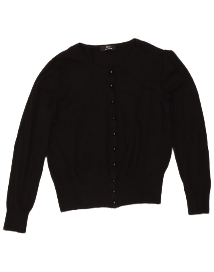 Pulover pentru femei Marks & Spencer Crop Cardigan UK 14 Medium Black Viscose