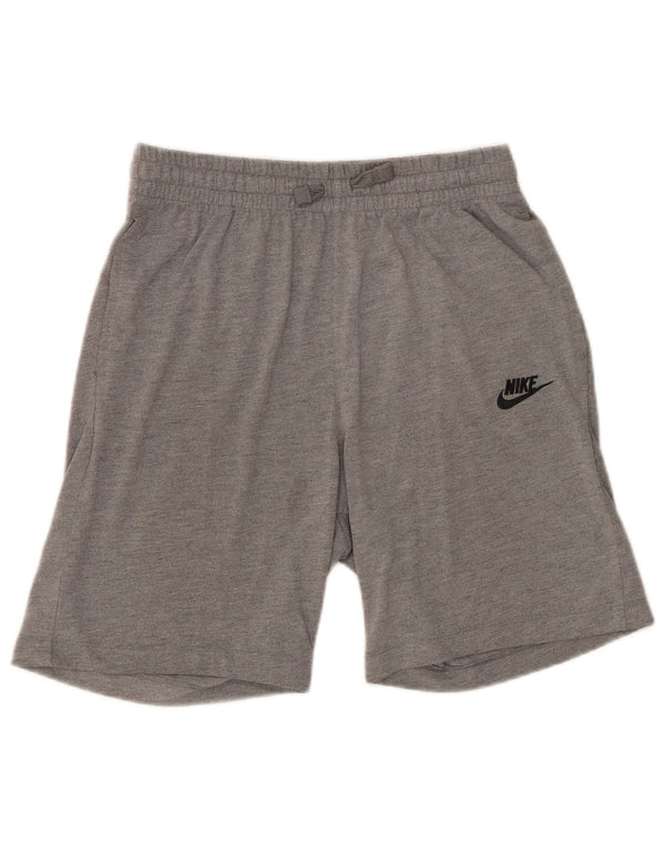 Pantaloni scurți sport Nike pentru băieți 13-14 ani XL poliester cu pături gri