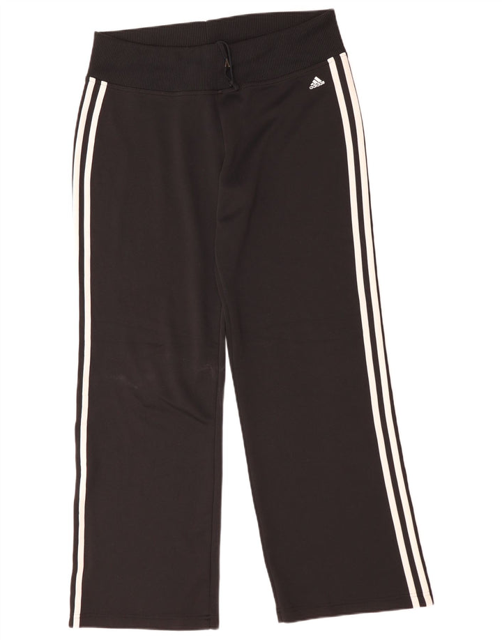 Pantaloni de trening ADIDAS pentru femei UK 16 Poliester negru mare