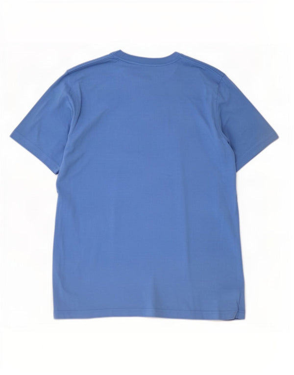 Tricou grafic Nike pentru bărbați, cu tăiere standard, top XL, bumbac, albastru