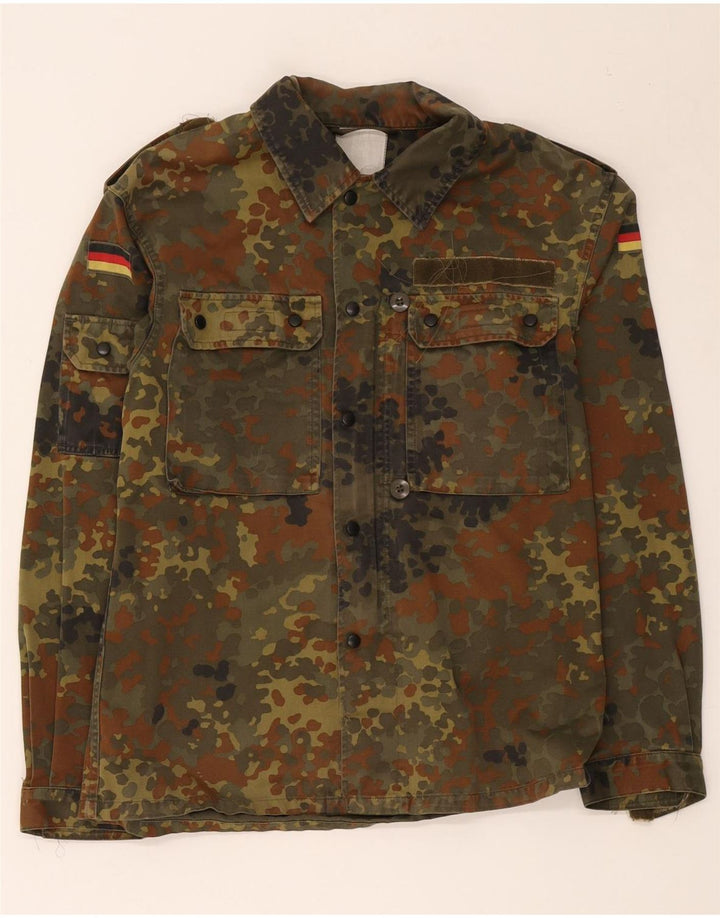 Jachetă militară vintage pentru bărbați UK 38, camuflaj mediu kaki