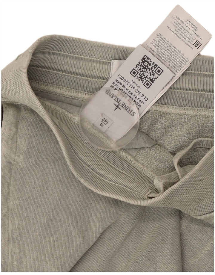 Stone Island Pantaloni scurti sport pentru baieti 9-10 ani bumbac gri