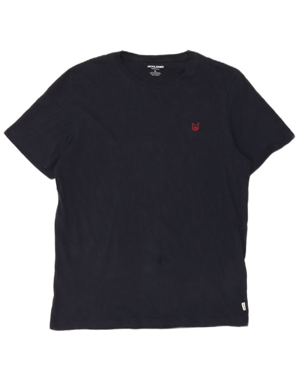 Tricou Jack & Jones pentru bărbați Top XL Bumbac bleumarin