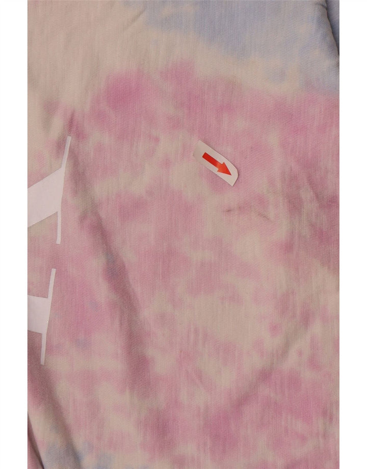 Tricou grafic supradimensionat pentru femei Calvin Klein Jeans Top UK 14 Medium Pink