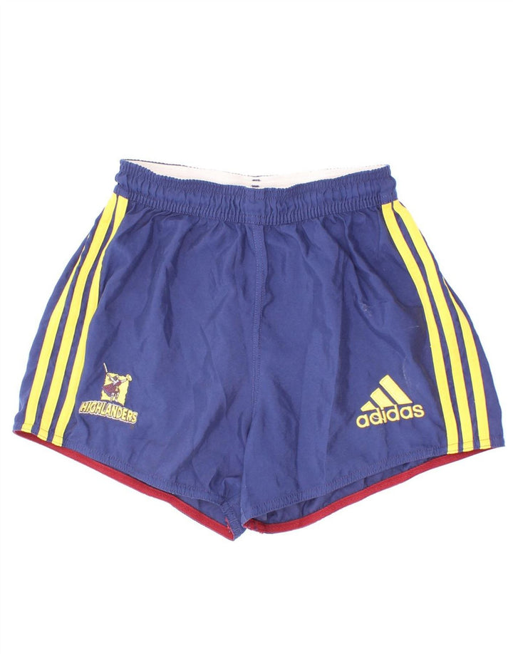 Pantaloni scurți sport cu grafic pentru băieți Adidas 9-10 ani poliester mici, bleumarin