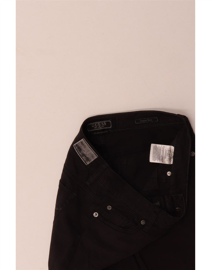 Blugi pentru femei GUESS Starlet Bootcut W28 L30 bumbac negru