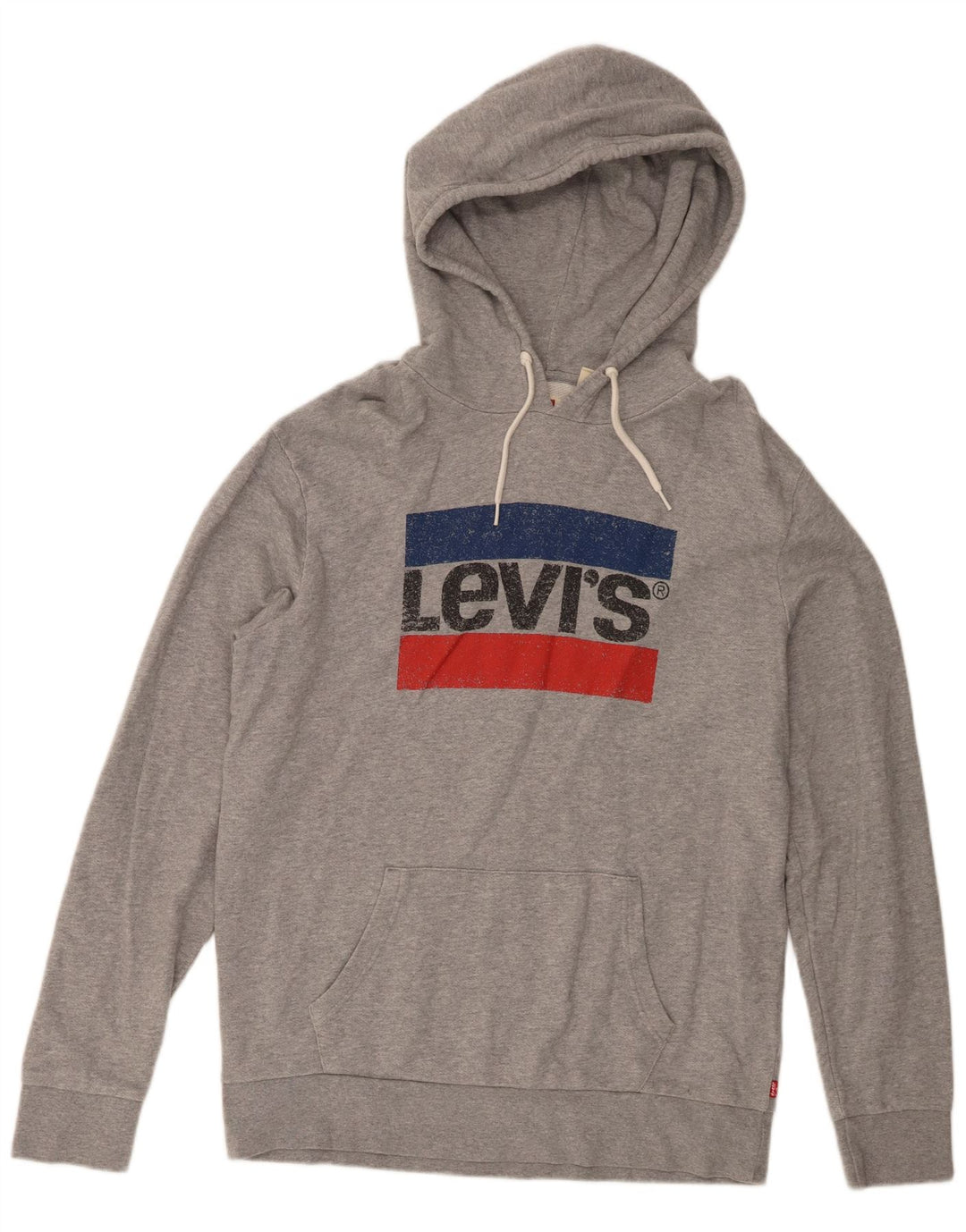 Pulover Levi's Standard Graphic pentru bărbați, bumbac, gri mediu