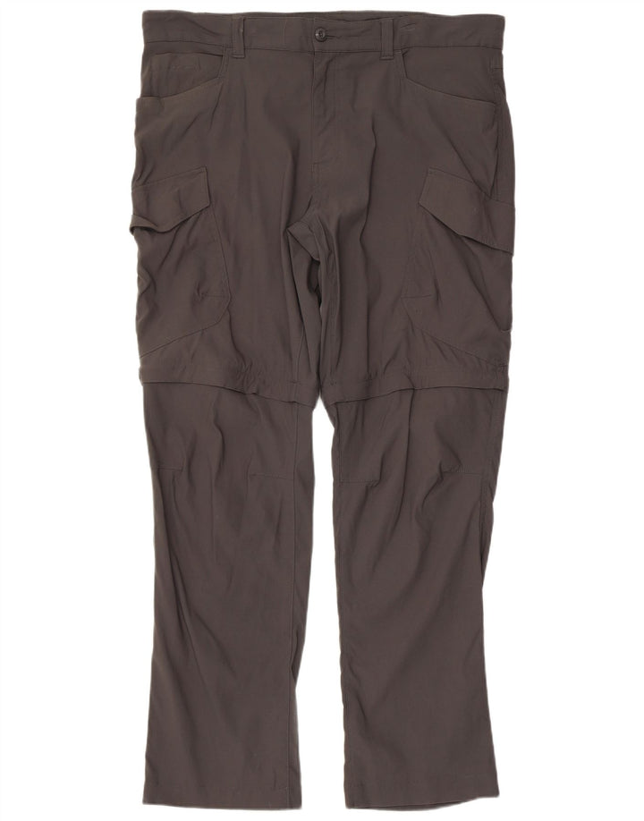 Pantaloni cargo drepti pentru bărbați EDDIE BAUER W36 L32 nailon gri