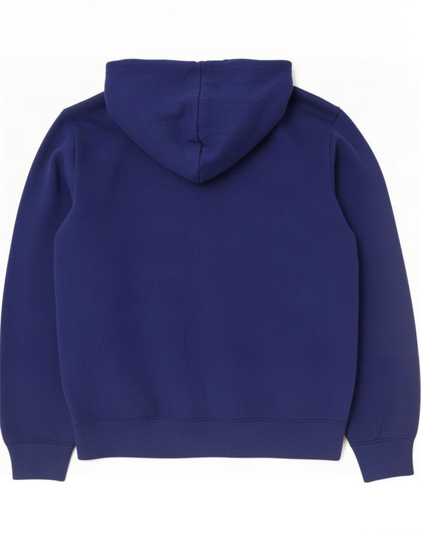 Pulover pentru bărbați Champion, cu fermoar, cu glugă, mare, albastru, color block, bumbac