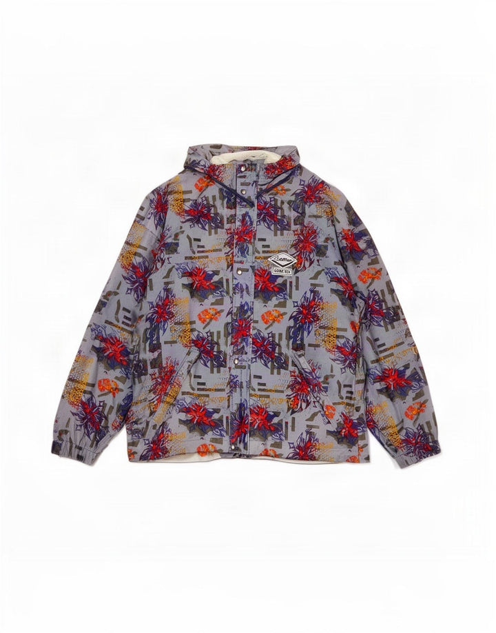 Jachetă de ploaie cu glugă Loffler pentru bărbați UK 40 Large Blue Geometric
