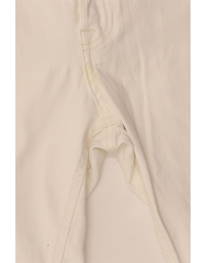 JACK & JONES Pantaloni scurți din denim, de culoare obișnuită, pentru bărbați, W32, bumbac alb