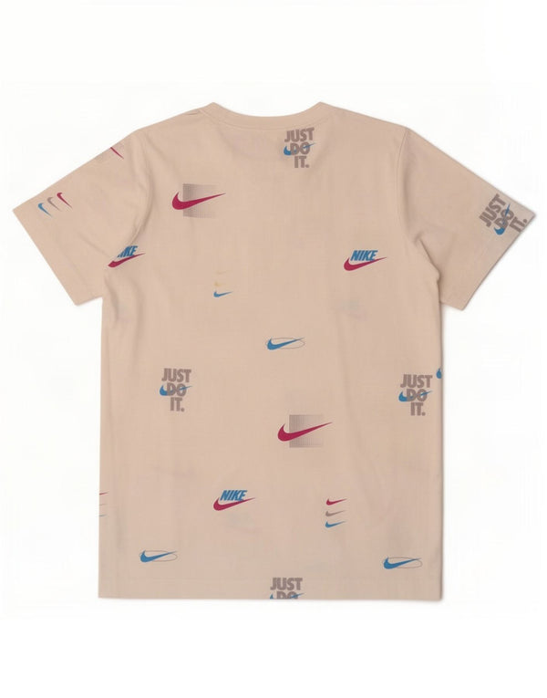 Tricou grafic Nike pentru băieți Top 12-13 ani, mare, alb, bumbac