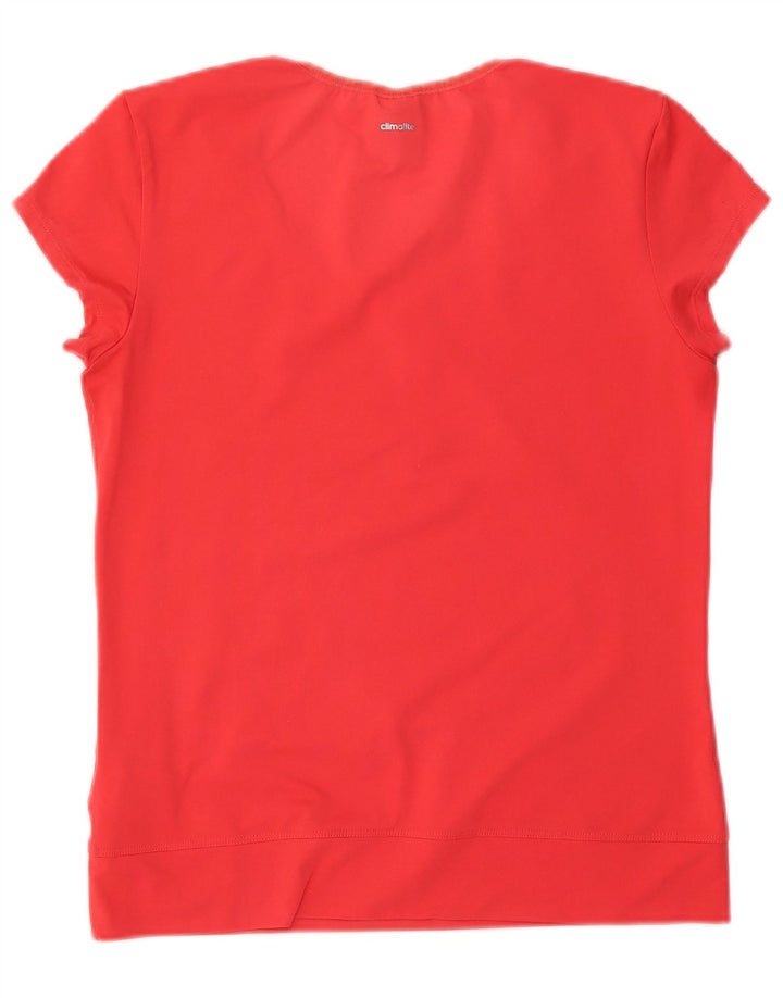 Tricou ADIDAS Climalite pentru femei UK 12/14 Poliester roșu mediu