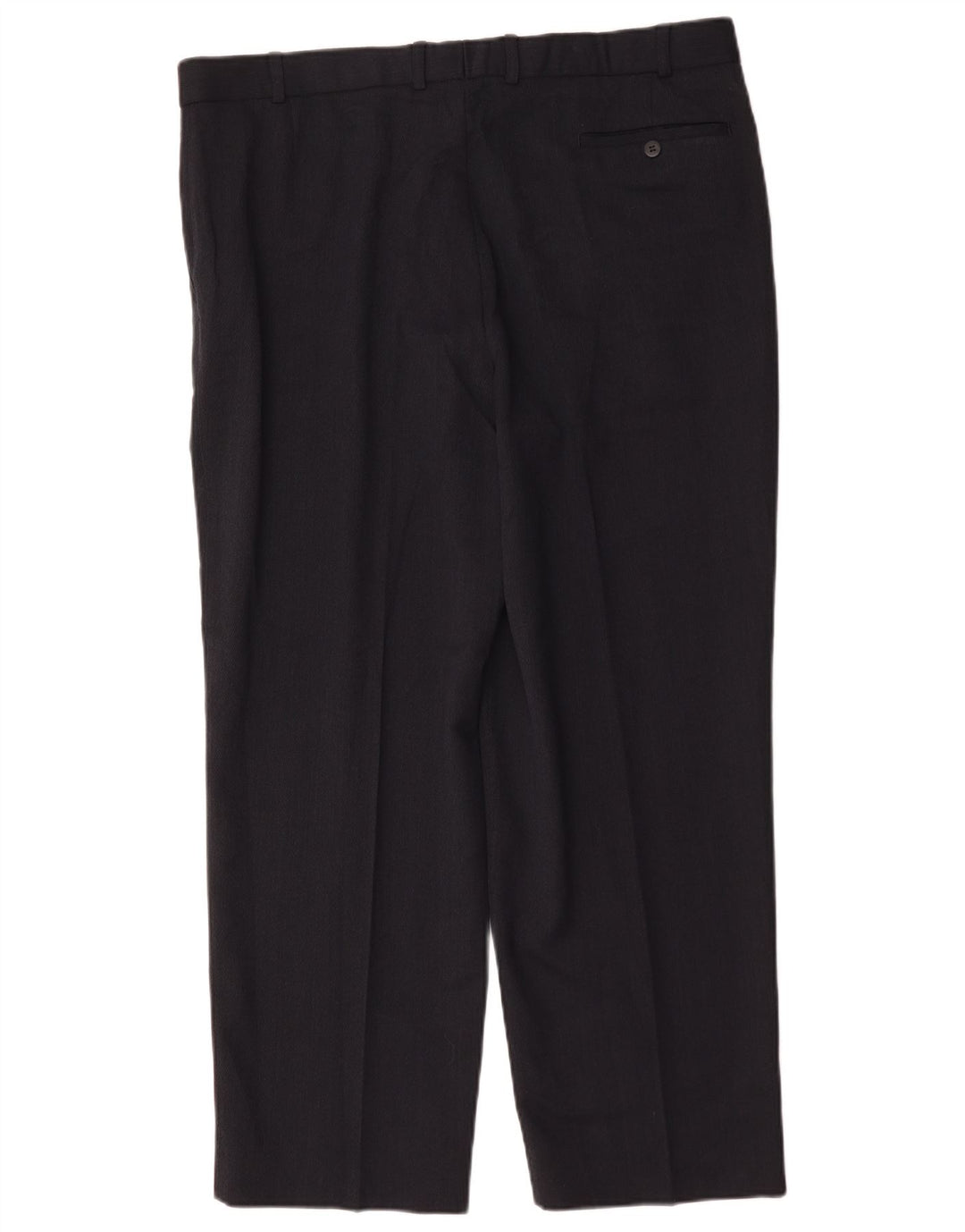 Marks & Spencer Pantaloni drepți pentru bărbați L40 L29 Poliester bleumarin