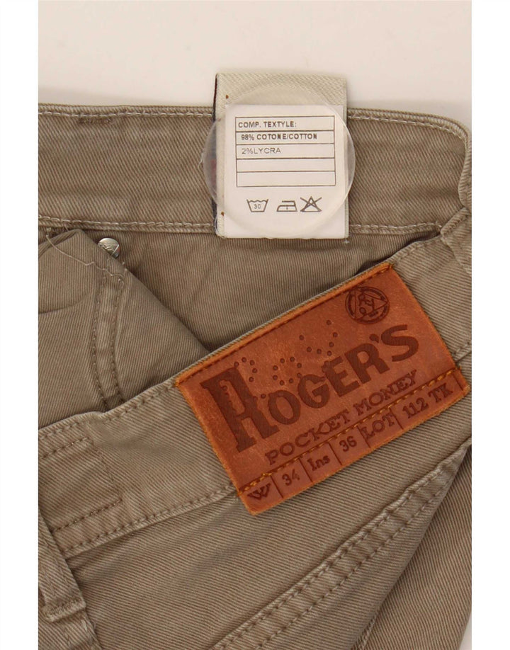 Blugi slim pentru femei Roy Rogers W34 L33 bumbac bej