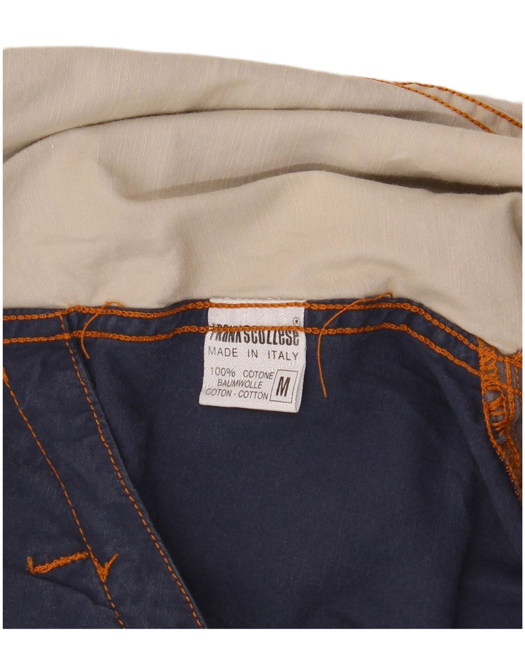 Jachetă de blugi supradimensionată pentru bărbați Frank Scozzese UK 38 Medium Bleumarin