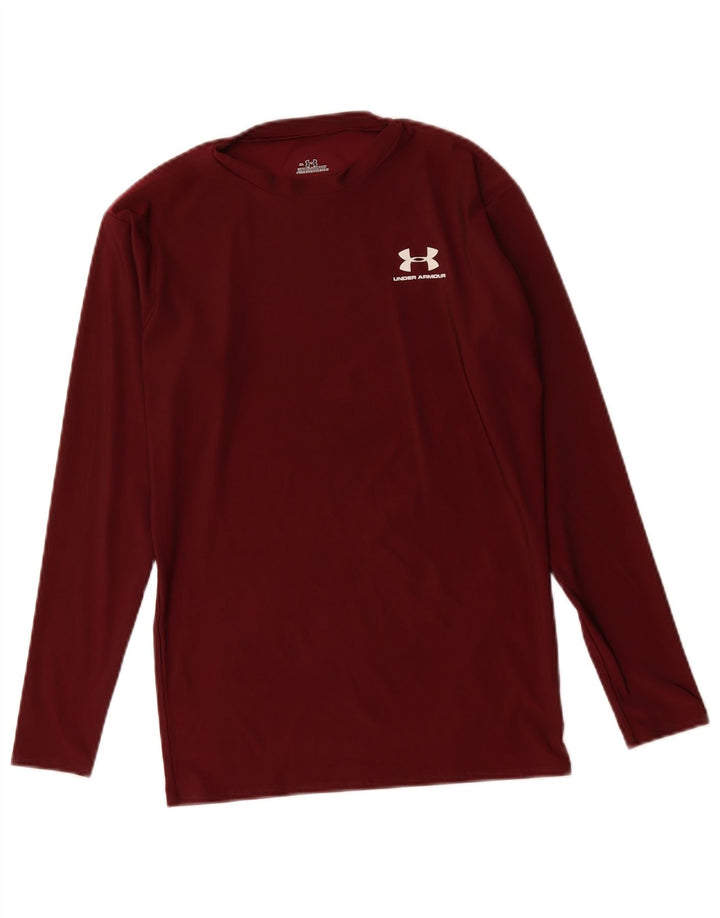 UNDER ARMOUR Top pentru femei cu mânecă lungă UK 18 XL Burgundy Poliester