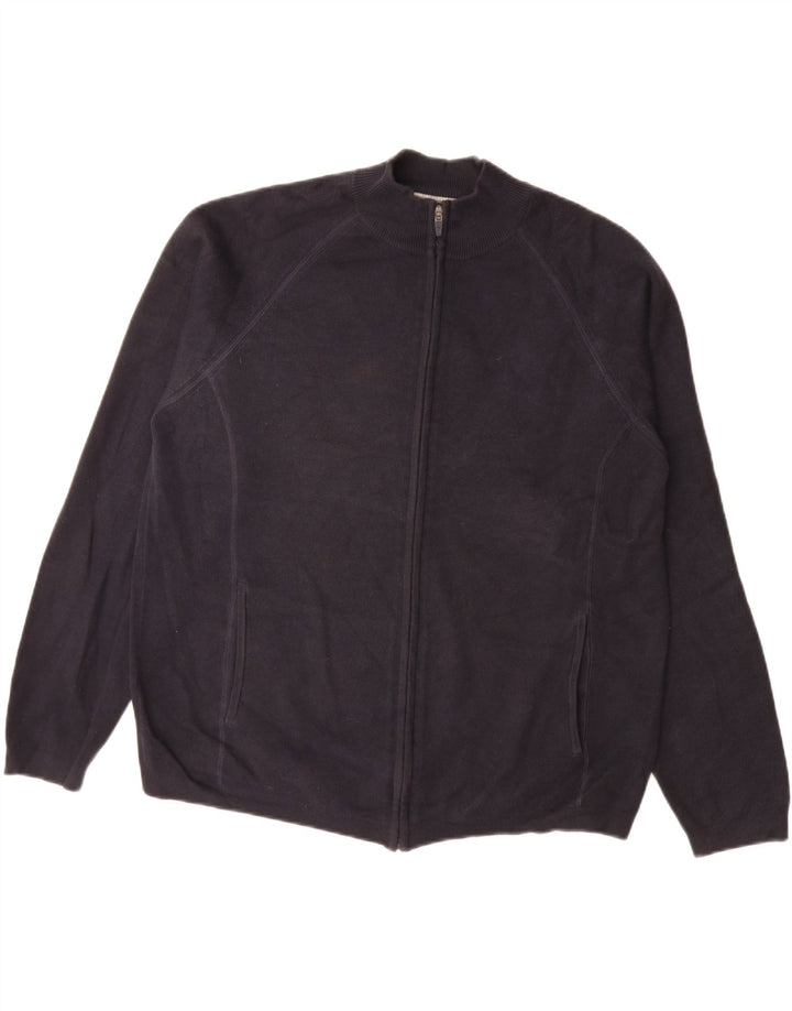 MARKS & SPENCER Pulover Cardigan Blue Harbour pentru bărbați XL Bleumarin