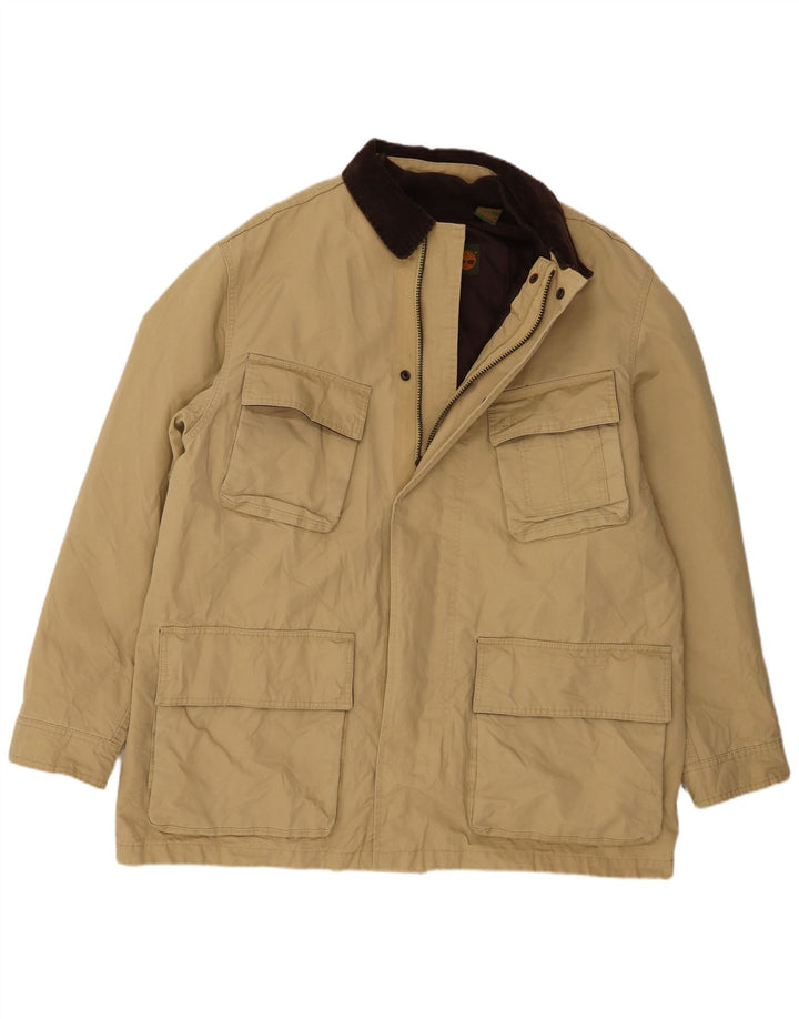 Jachetă de vânt pentru bărbați Timberland UK 42 XL, bej, nailon