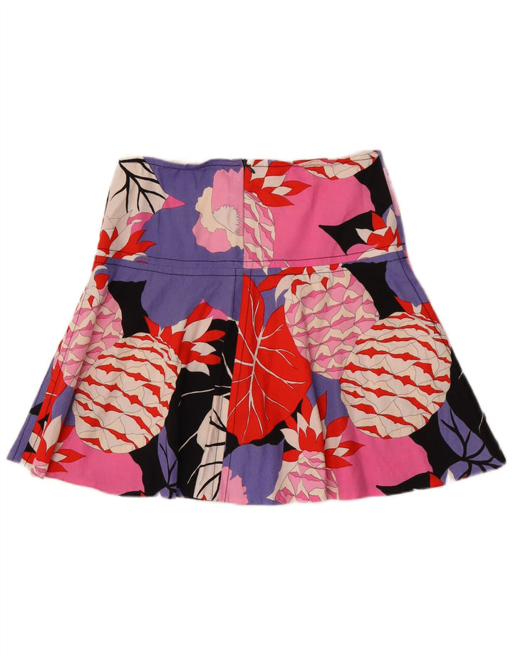 Fusta mini pentru femei Pinko UK 8 Small W30 Multicolor Floral