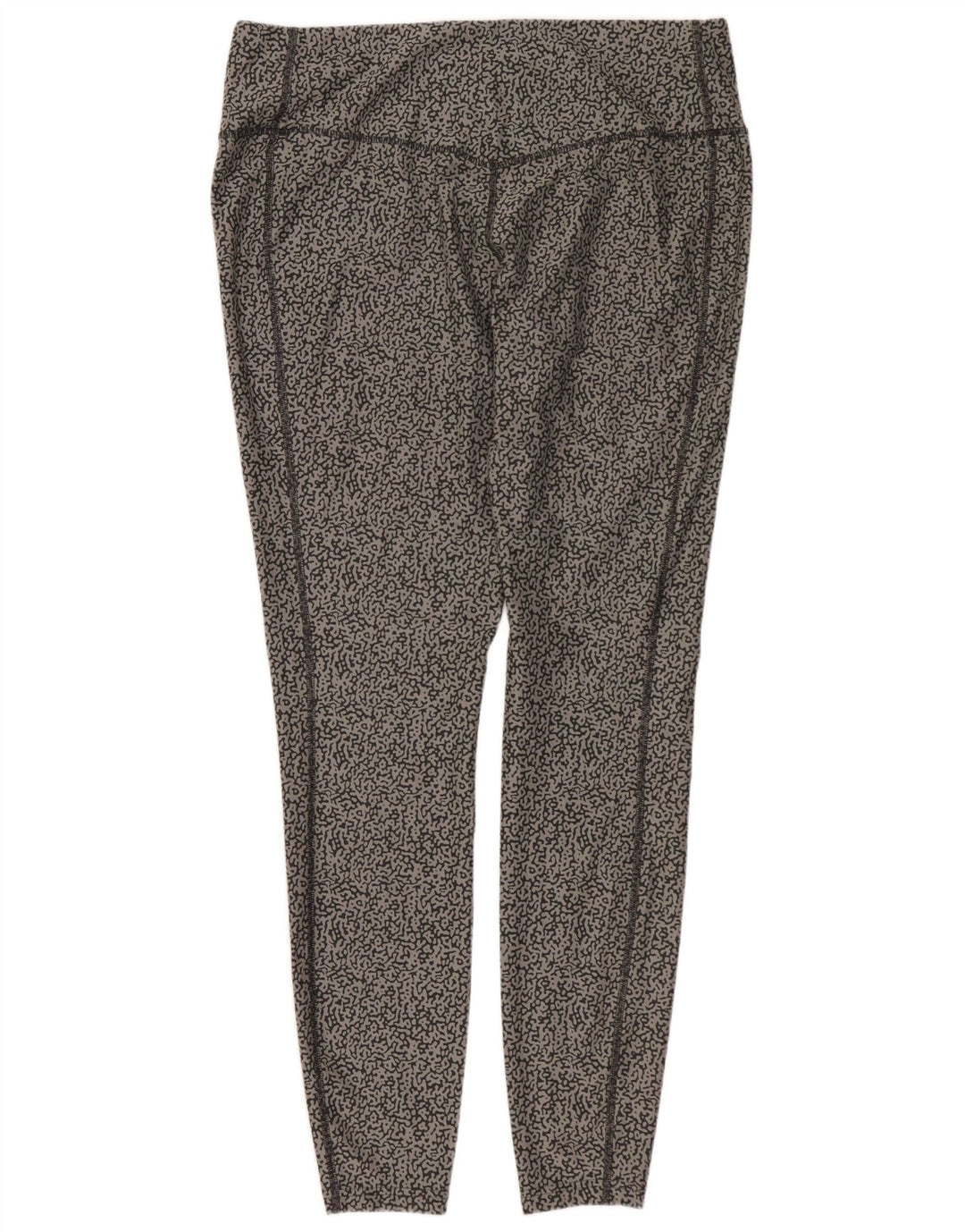 Leggings Dri Fit NIKE pentru femei UK 18 XL, gri, poliester cu imprimeu animal