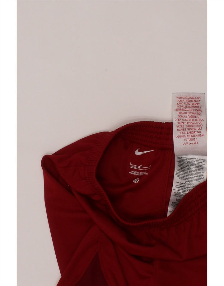 Pantaloni scurți sport NIKE Liverpool, 6-7 ani, mari, roșii, poliester