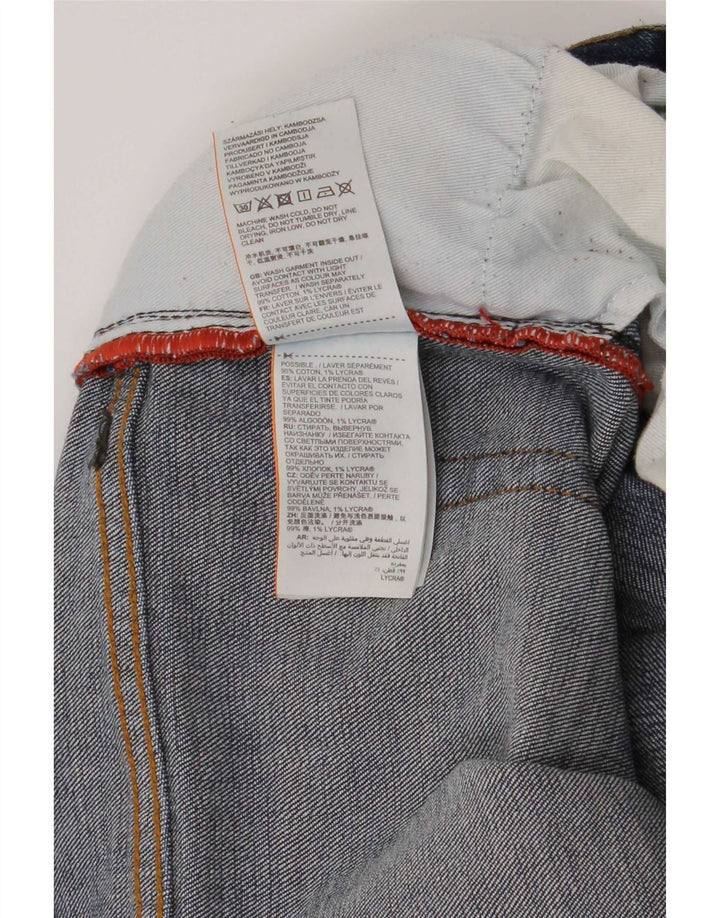 Blugi drepti pentru bărbați Superdry W34 L30 Bumbac albastru