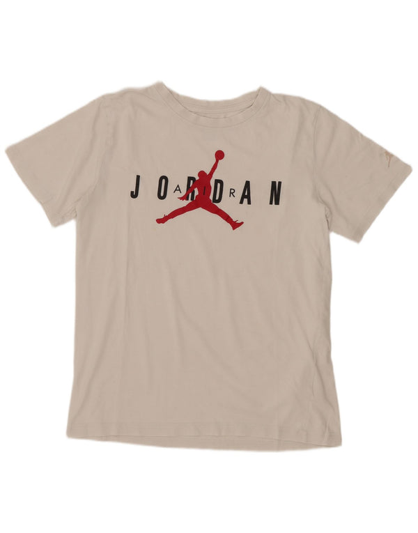Tricou grafic Jordan pentru băieți Top 13-14 ani XL Alb