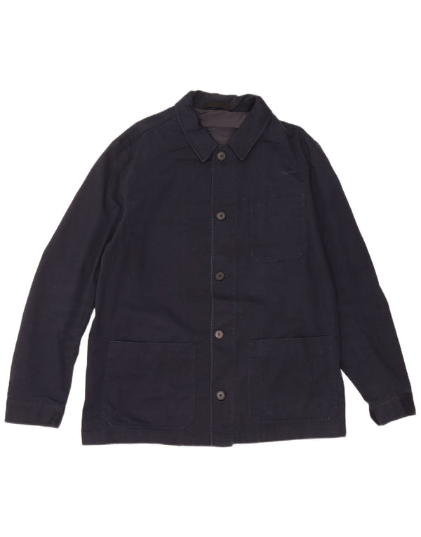 Jachetă Massimo Dutti pentru bărbați, UK 40, mare, albastru, bumbac