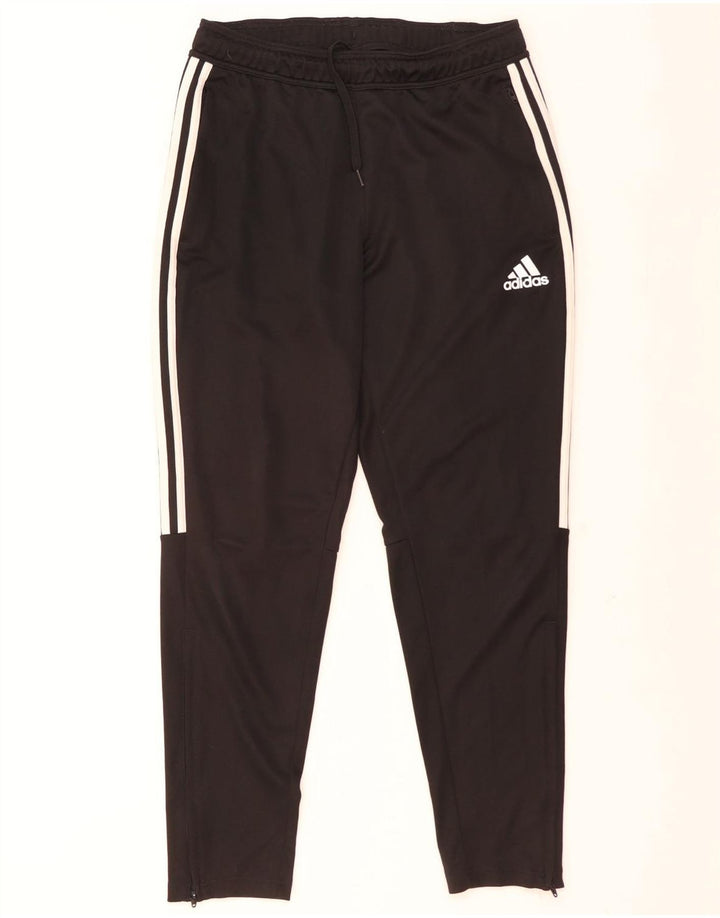 Pantaloni de trening Adidas Aeroready pentru femei UK 14 Poliester mediu negru