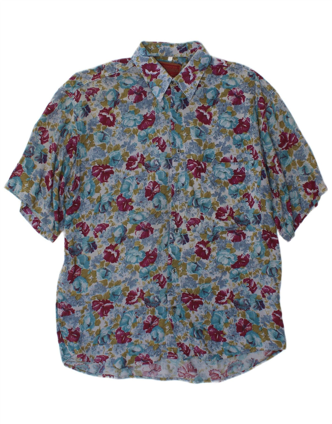 Cămașă cu mânecă scurtă pentru bărbați Mac Fashion, mică, multicoloră, florală