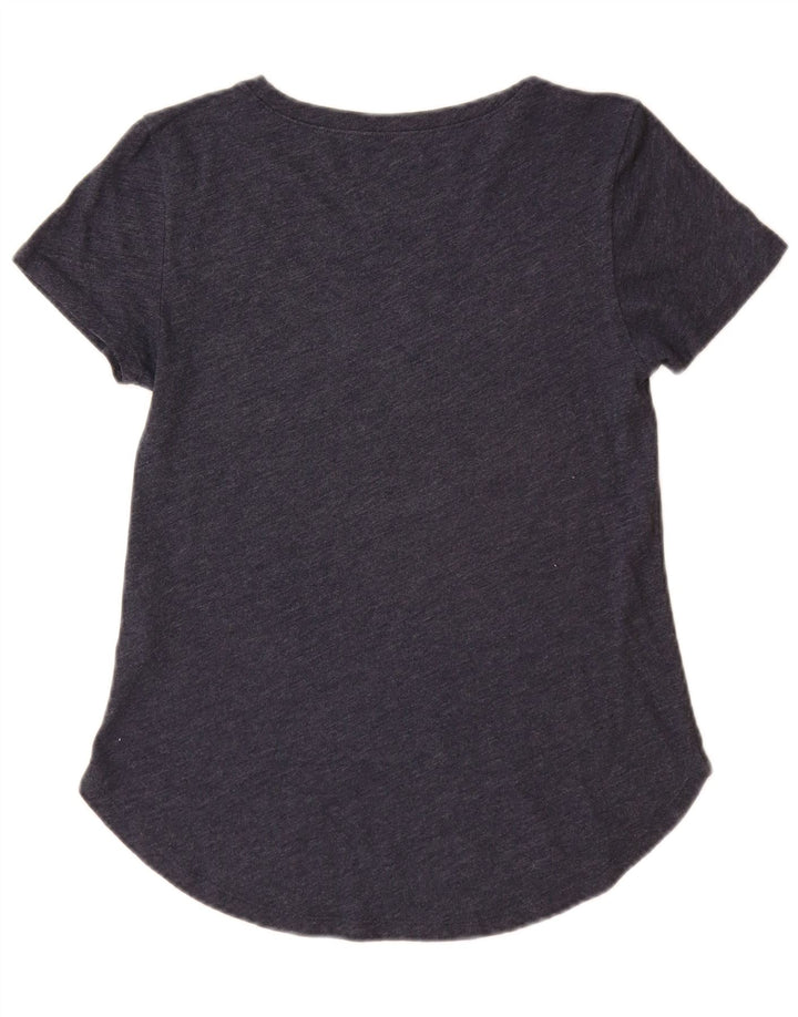 HOLLISTER Tricou cu grafic pentru femei Top UK 6 XS Bumbac bleumarin