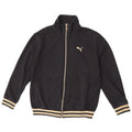 Jachetă de trening Puma pentru femei UK 14, bumbac mediu negru