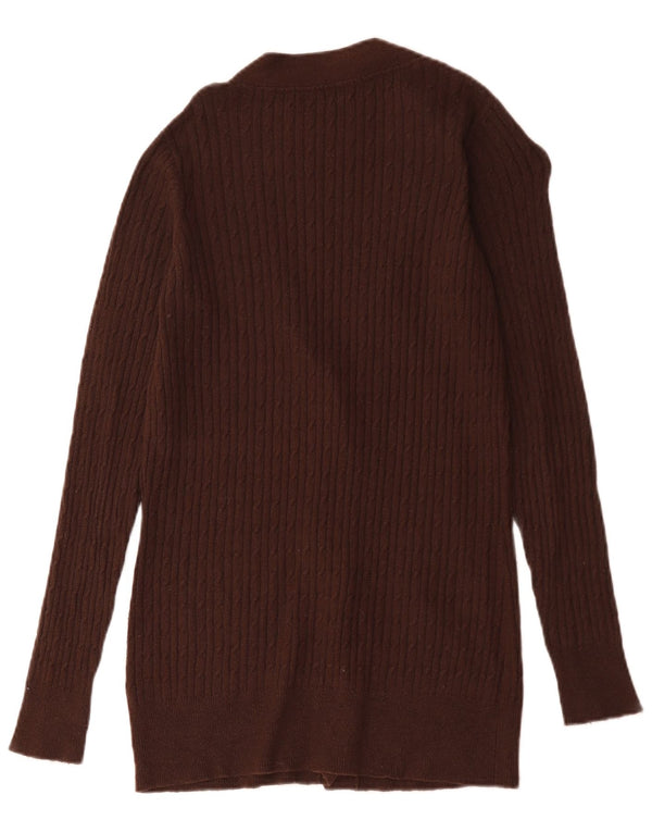Pulover cardigan pentru femei Zara UK 16 Maro mare