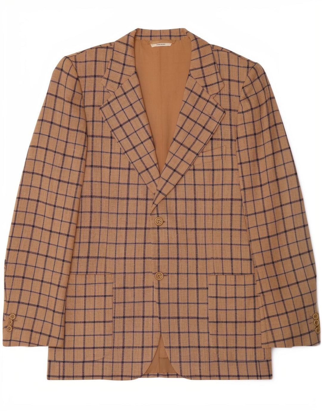 Jachetă pentru bărbați Cerruti 1881 cu 2 nasturi IT 54 2XL Bej Check Classic