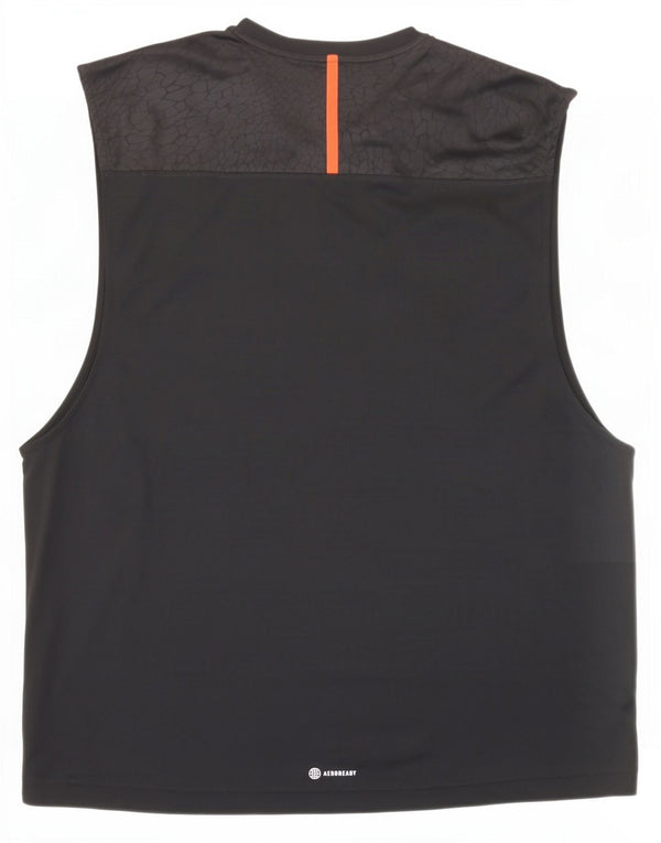 Vest Vest Top Aeroready Slim Fit XL, Negru, Poliester Colorblock