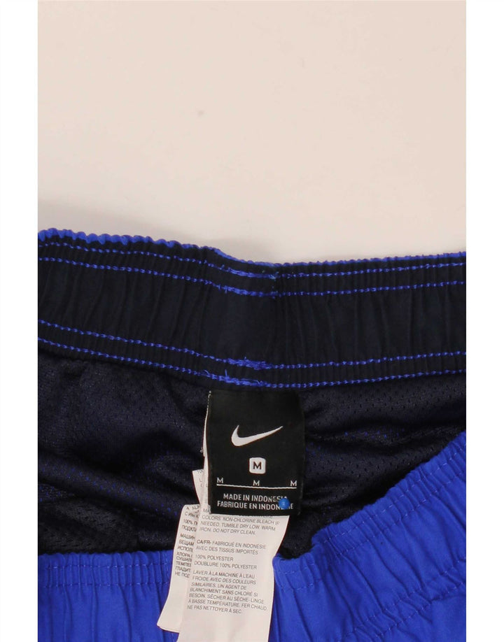 Pantaloni scurți sport Nike pentru bărbați, poliester albastru mediu