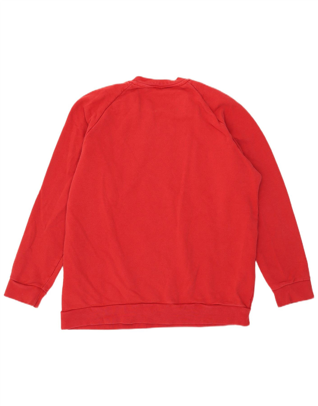 Hanorac grafic pentru bărbați Adidas Jumper mare, roșu, bumbac