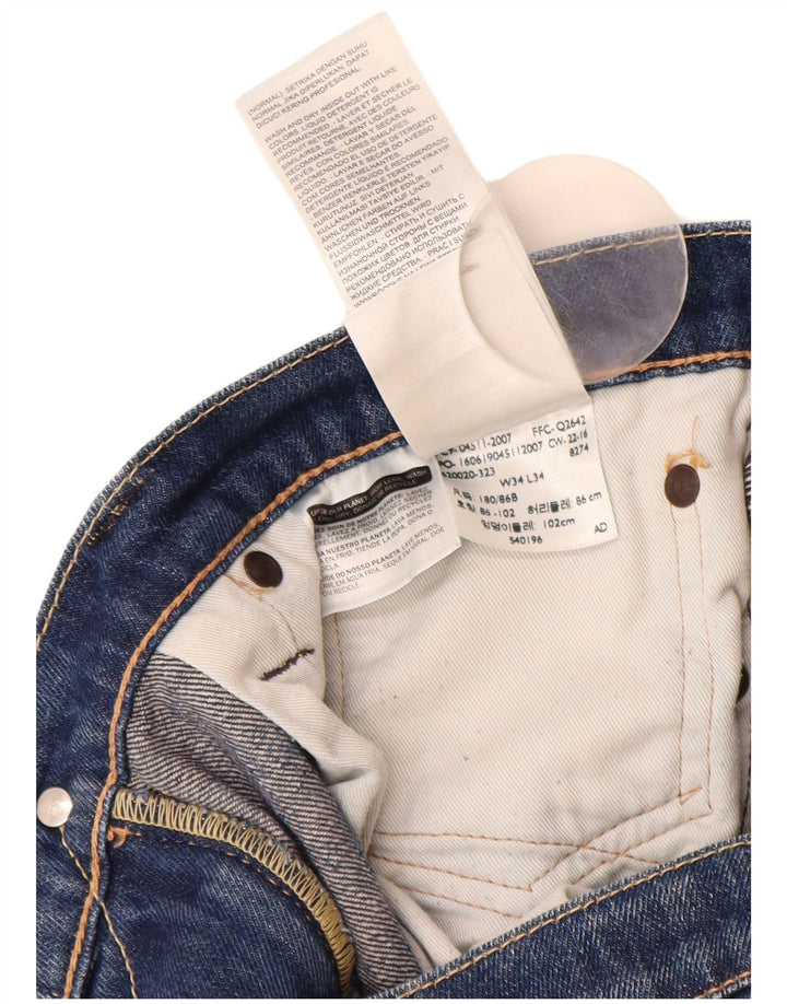 Blugi Levi's 511 Slim pentru bărbați W34 L30 Bumbac albastru