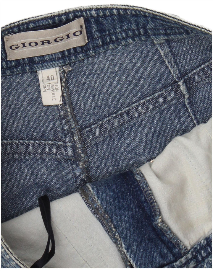 Fusta de blugi vintage pentru femei EU 40 Medium W28 Bumbac albastru