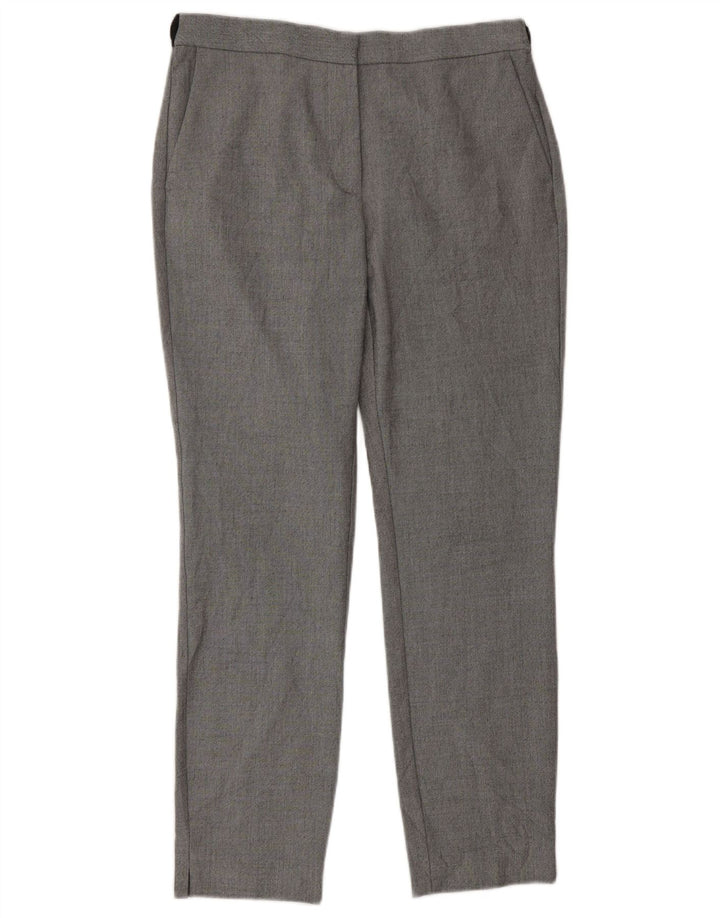 Pantaloni chino conici pentru femei Zara Mediu L30 L28 Poliester cu carouri gri