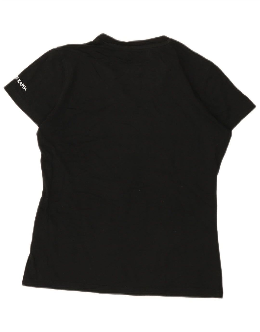 Tricou pentru femei Kappa Top UK 12 Medium Black Bumbac