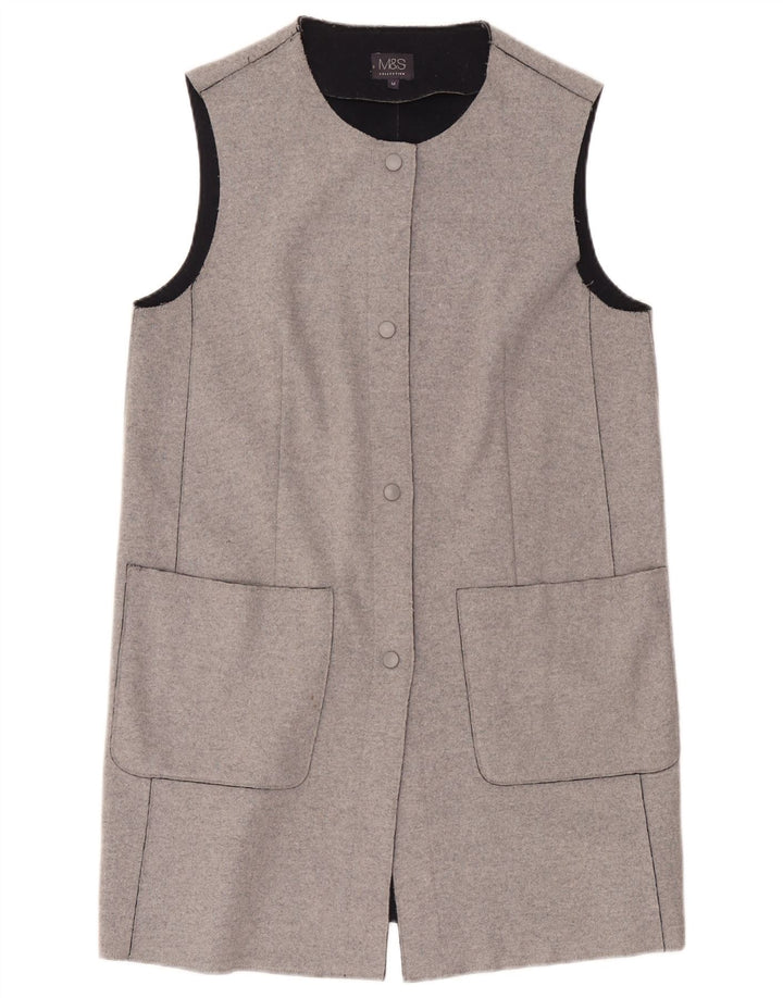 Pulover cardigan cu paragate pentru femei Marks & Spencer UK 14 gri mediu