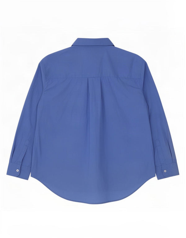 Cămașă supradimensionată pentru femei Marks & Spencer UK 18 XL Bumbac albastru