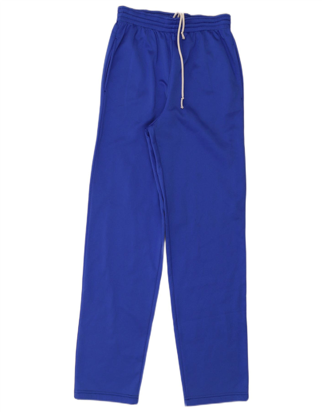 Pantaloni de trening vintage pentru bărbați, poliamidă albastră medie